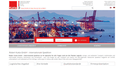 Desktop Screenshot of kukla-spedition.com