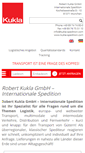 Mobile Screenshot of kukla-spedition.com
